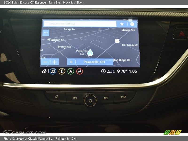 Satin Steel Metallic / Ebony 2020 Buick Encore GX Essence
