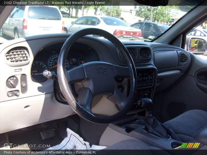 Majestic Red Metallic / Light Pewter 2002 Chevrolet TrailBlazer LT