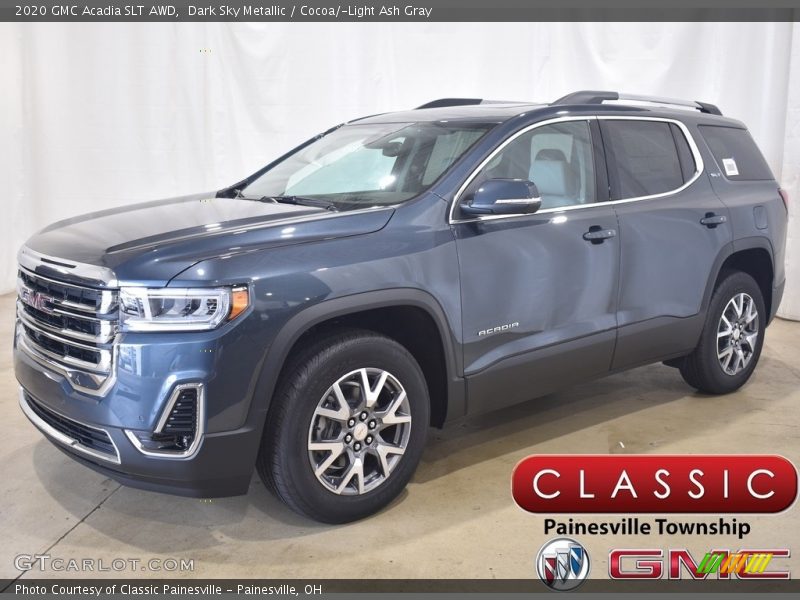 Dark Sky Metallic / Cocoa/­Light Ash Gray 2020 GMC Acadia SLT AWD