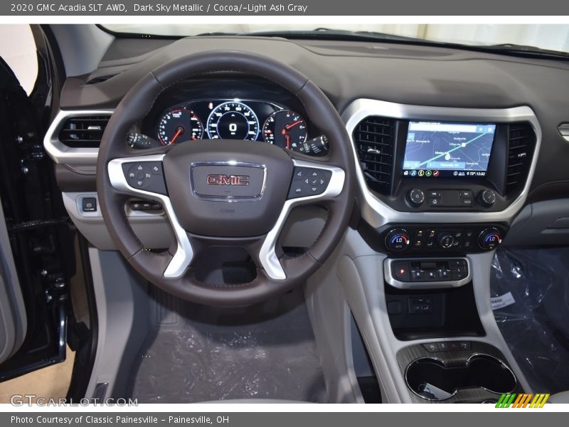 Dark Sky Metallic / Cocoa/­Light Ash Gray 2020 GMC Acadia SLT AWD