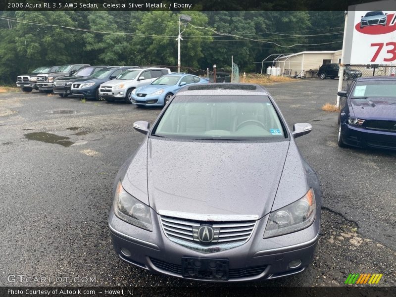Celestial Silver Metallic / Ebony 2006 Acura RL 3.5 AWD Sedan