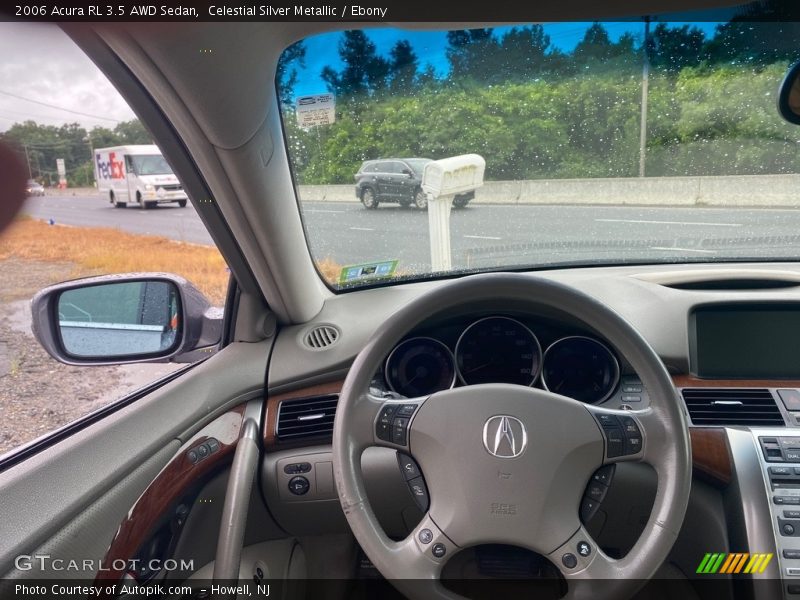 Celestial Silver Metallic / Ebony 2006 Acura RL 3.5 AWD Sedan