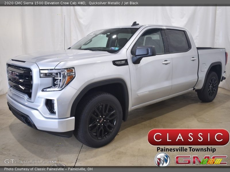 Quicksilver Metallic / Jet Black 2020 GMC Sierra 1500 Elevation Crew Cab 4WD