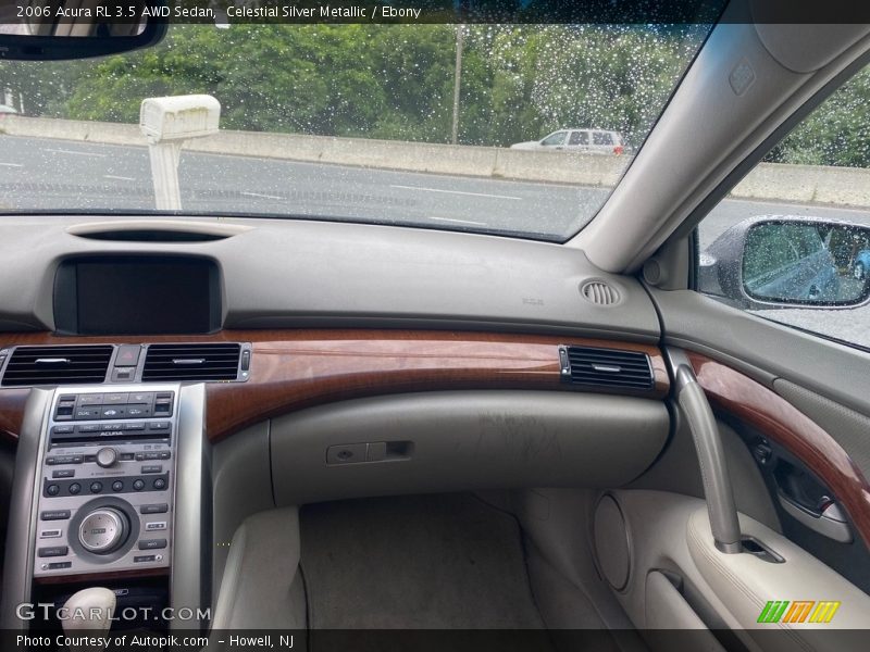 Celestial Silver Metallic / Ebony 2006 Acura RL 3.5 AWD Sedan