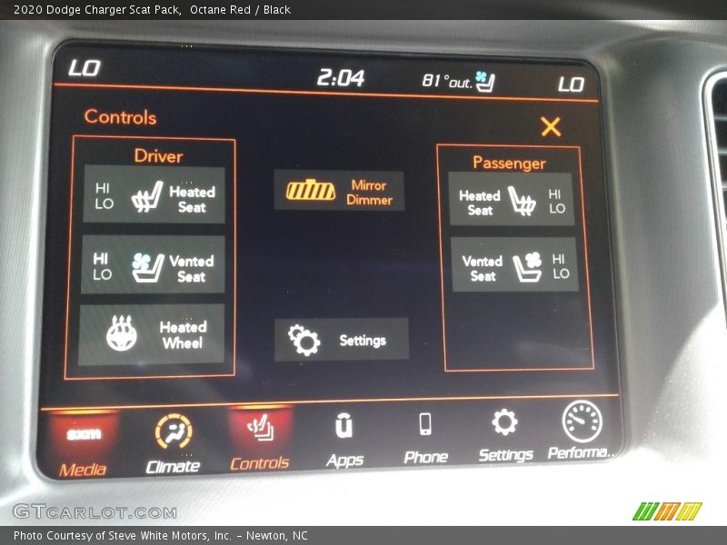 Octane Red / Black 2020 Dodge Charger Scat Pack