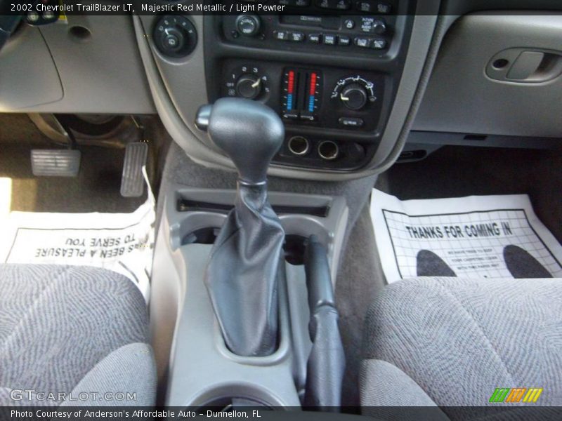 Majestic Red Metallic / Light Pewter 2002 Chevrolet TrailBlazer LT