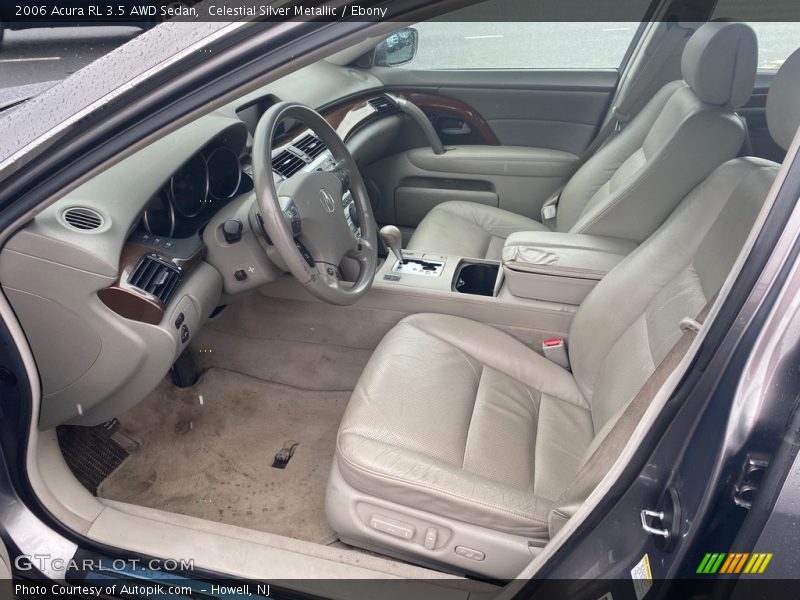 Celestial Silver Metallic / Ebony 2006 Acura RL 3.5 AWD Sedan
