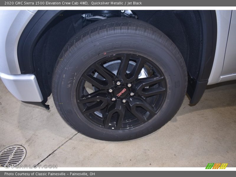 Quicksilver Metallic / Jet Black 2020 GMC Sierra 1500 Elevation Crew Cab 4WD