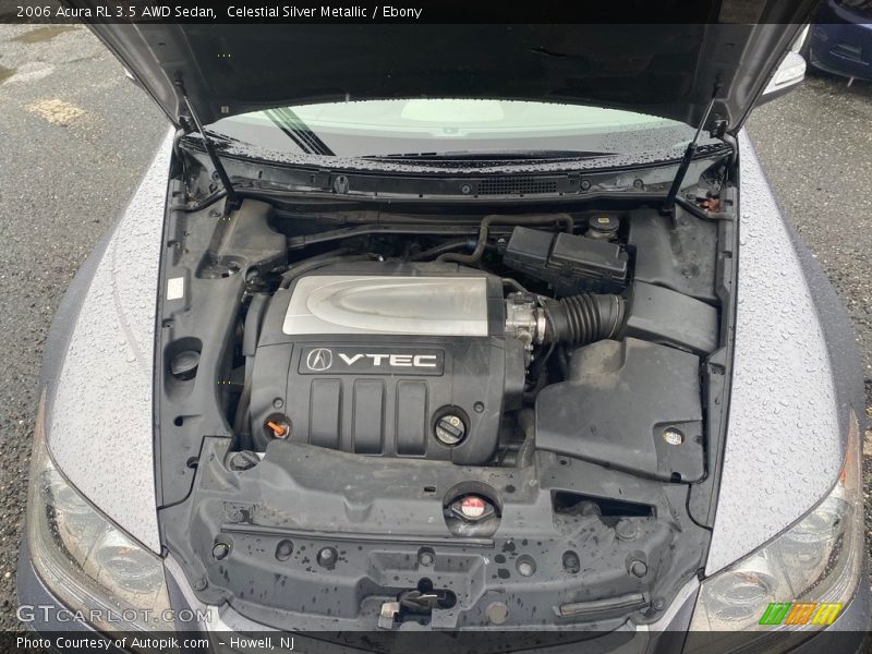 Celestial Silver Metallic / Ebony 2006 Acura RL 3.5 AWD Sedan
