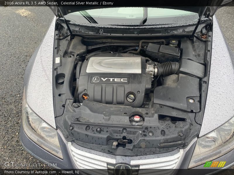 Celestial Silver Metallic / Ebony 2006 Acura RL 3.5 AWD Sedan