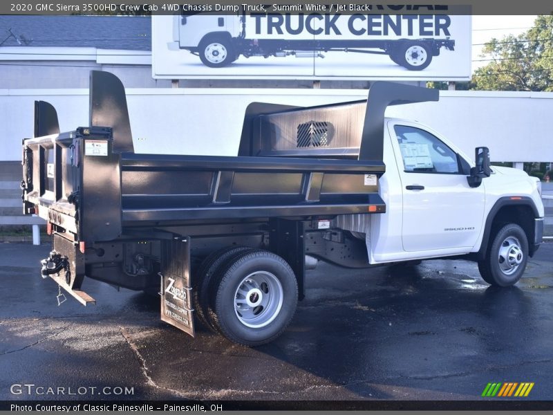 Summit White / Jet Black 2020 GMC Sierra 3500HD Crew Cab 4WD Chassis Dump Truck