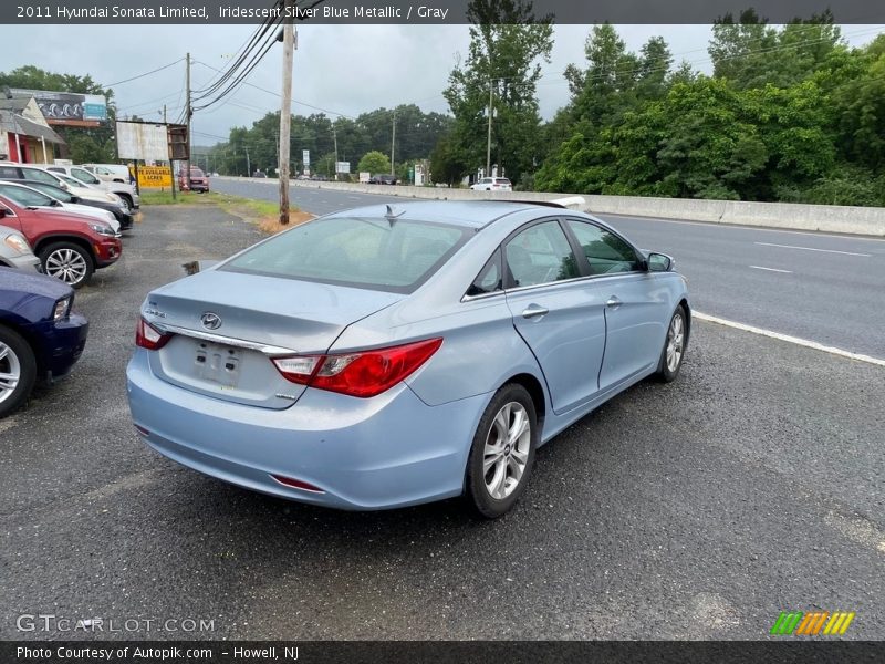 Iridescent Silver Blue Metallic / Gray 2011 Hyundai Sonata Limited