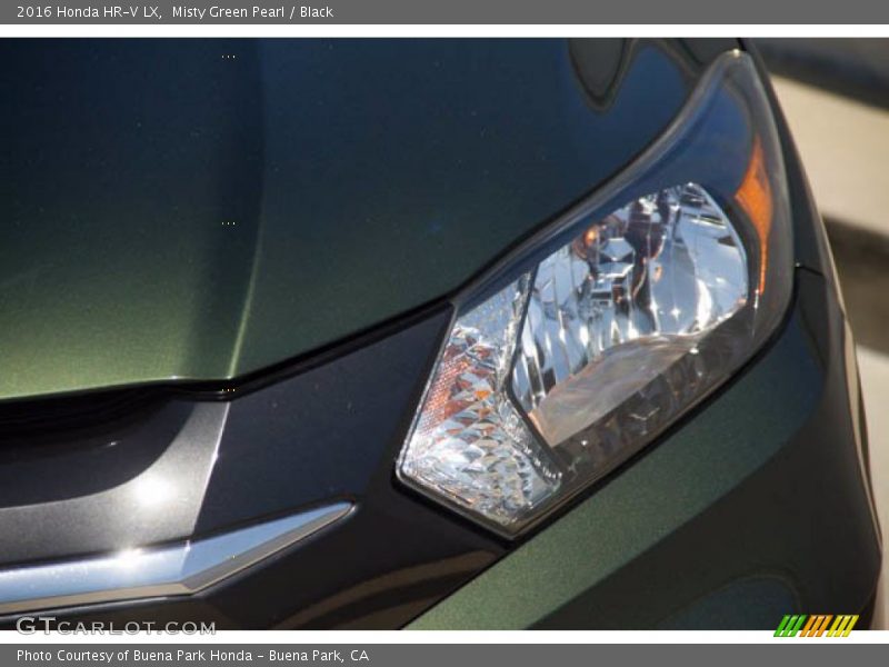 Misty Green Pearl / Black 2016 Honda HR-V LX