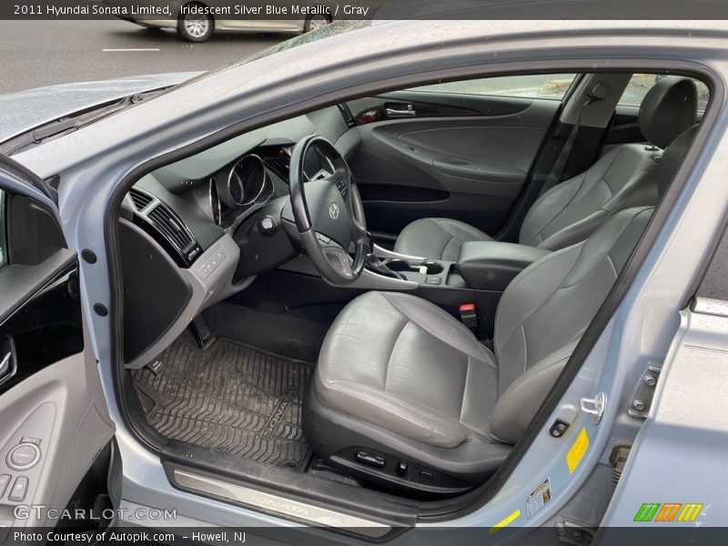 Iridescent Silver Blue Metallic / Gray 2011 Hyundai Sonata Limited