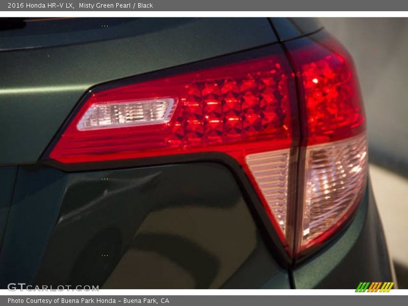 Misty Green Pearl / Black 2016 Honda HR-V LX