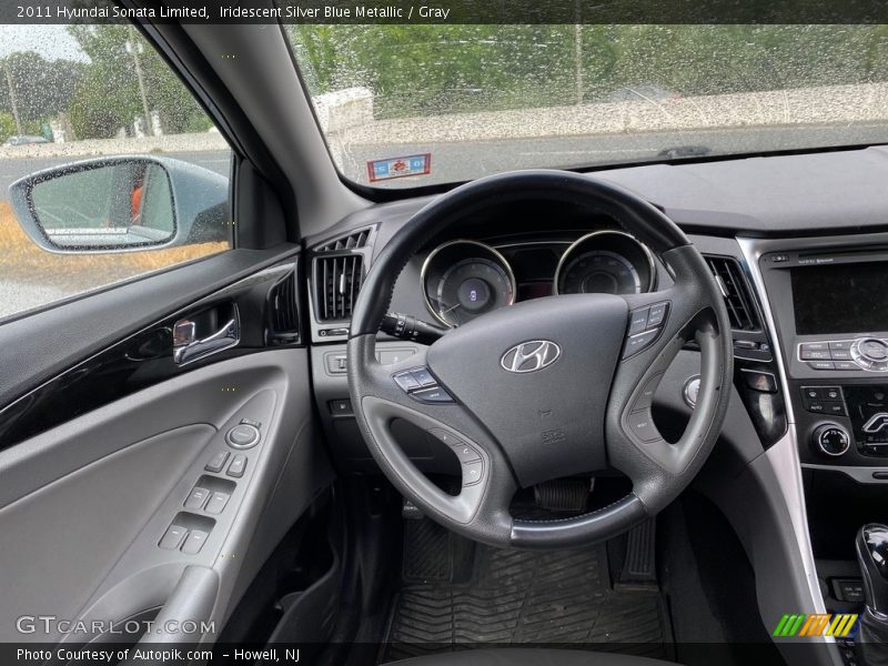 Iridescent Silver Blue Metallic / Gray 2011 Hyundai Sonata Limited