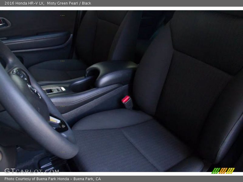 Misty Green Pearl / Black 2016 Honda HR-V LX
