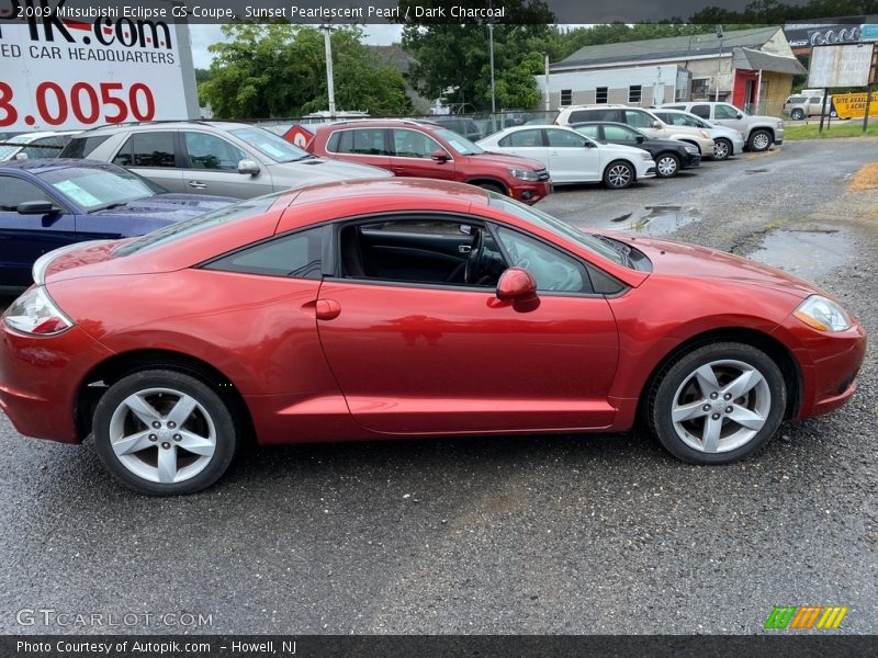 Sunset Pearlescent Pearl / Dark Charcoal 2009 Mitsubishi Eclipse GS Coupe