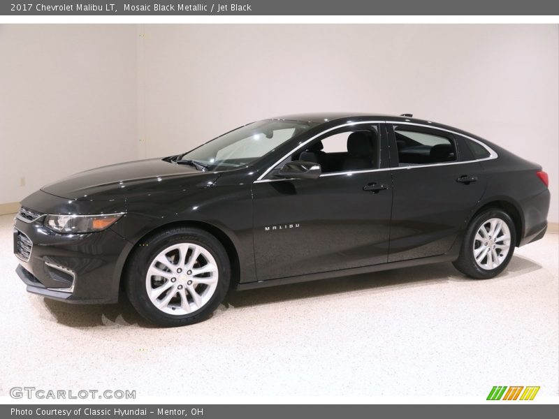 Mosaic Black Metallic / Jet Black 2017 Chevrolet Malibu LT