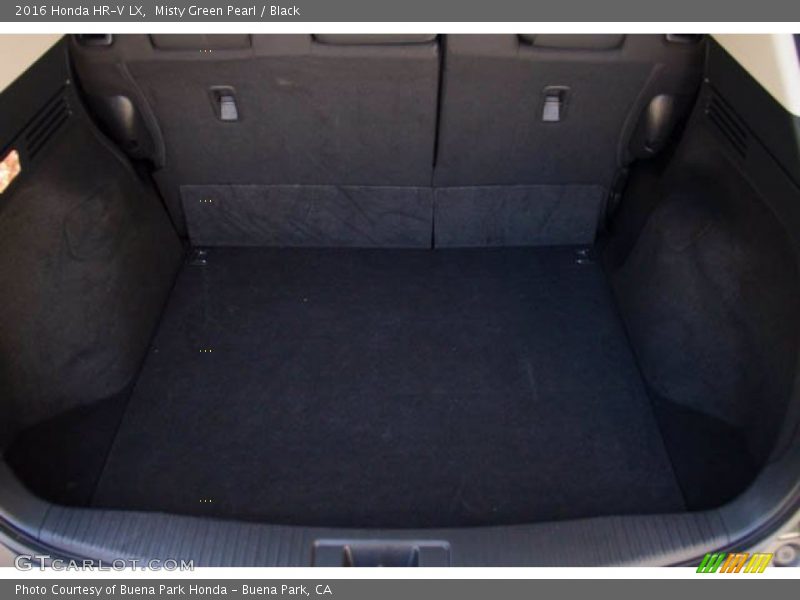 Misty Green Pearl / Black 2016 Honda HR-V LX