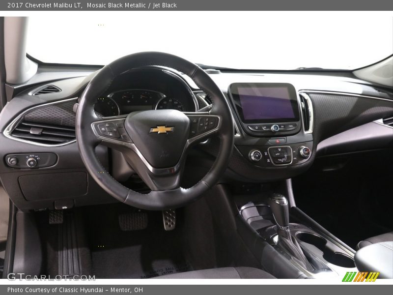 Mosaic Black Metallic / Jet Black 2017 Chevrolet Malibu LT