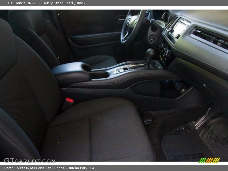 Misty Green Pearl / Black 2016 Honda HR-V LX