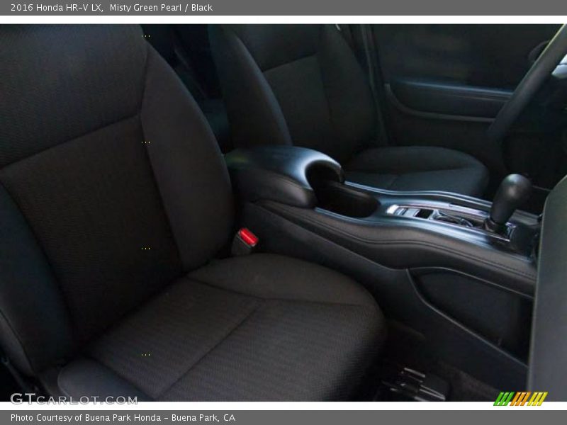 Misty Green Pearl / Black 2016 Honda HR-V LX
