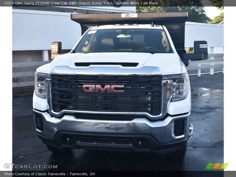 Summit White / Jet Black 2020 GMC Sierra 3500HD Crew Cab 4WD Chassis Dump Truck