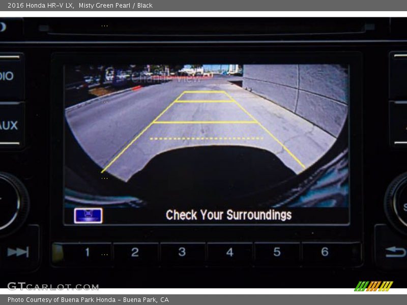 Misty Green Pearl / Black 2016 Honda HR-V LX