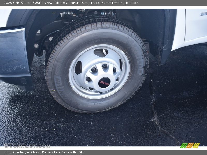 Summit White / Jet Black 2020 GMC Sierra 3500HD Crew Cab 4WD Chassis Dump Truck