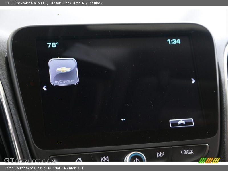 Mosaic Black Metallic / Jet Black 2017 Chevrolet Malibu LT