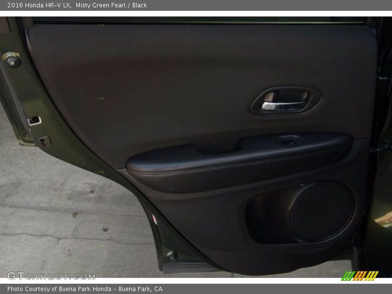 Misty Green Pearl / Black 2016 Honda HR-V LX
