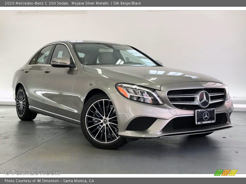 Mojave Silver Metallic / Silk Beige/Black 2020 Mercedes-Benz C 300 Sedan