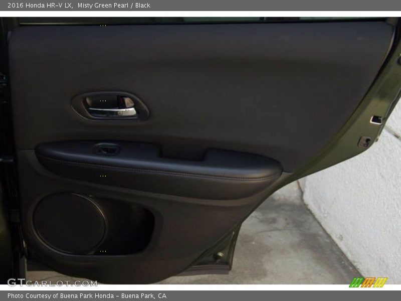 Misty Green Pearl / Black 2016 Honda HR-V LX