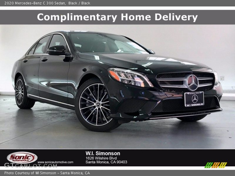 Black / Black 2020 Mercedes-Benz C 300 Sedan