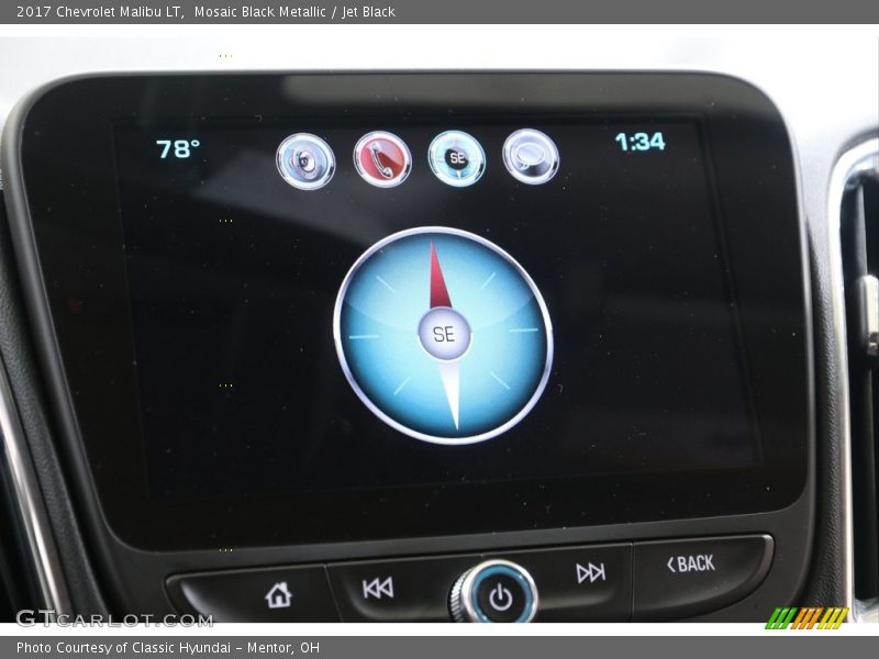 Mosaic Black Metallic / Jet Black 2017 Chevrolet Malibu LT
