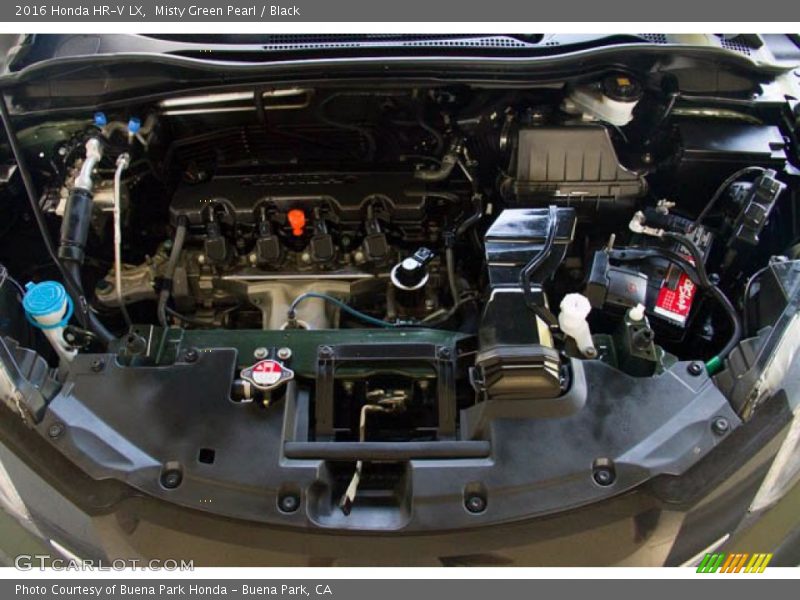 Misty Green Pearl / Black 2016 Honda HR-V LX