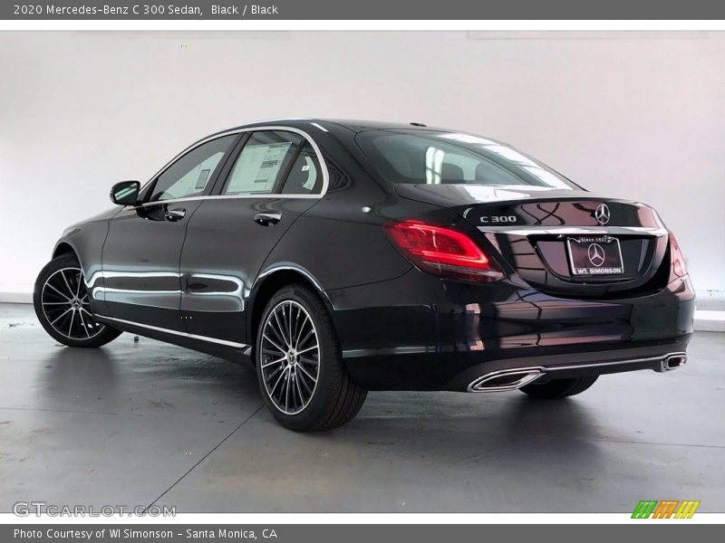 Black / Black 2020 Mercedes-Benz C 300 Sedan