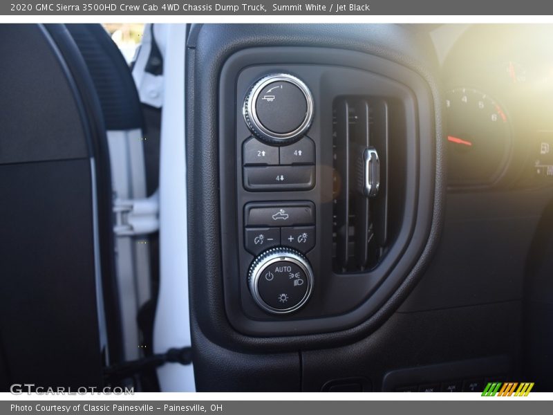 Summit White / Jet Black 2020 GMC Sierra 3500HD Crew Cab 4WD Chassis Dump Truck