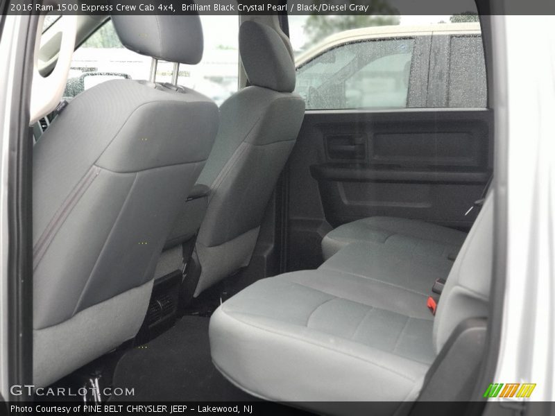 Rear Seat of 2016 1500 Express Crew Cab 4x4