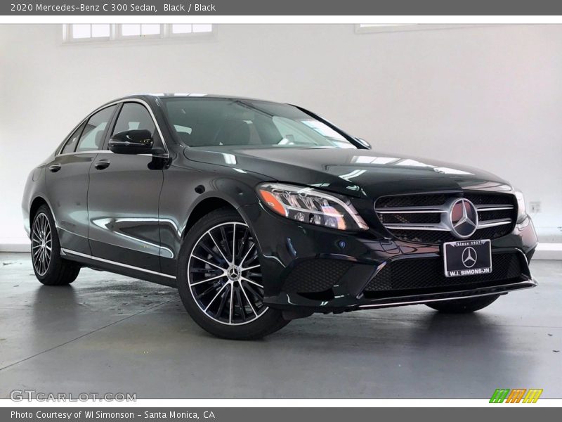Black / Black 2020 Mercedes-Benz C 300 Sedan
