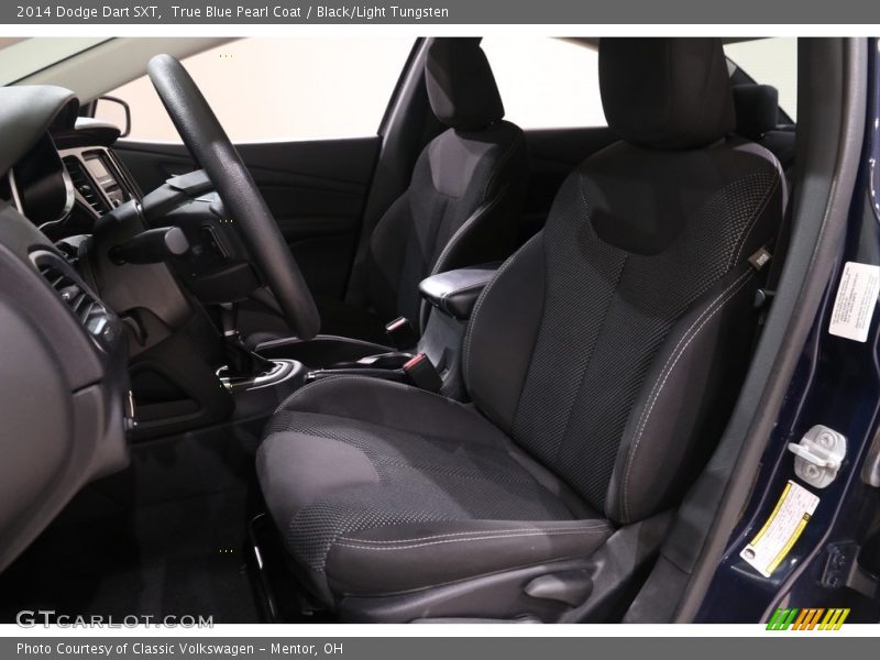 True Blue Pearl Coat / Black/Light Tungsten 2014 Dodge Dart SXT