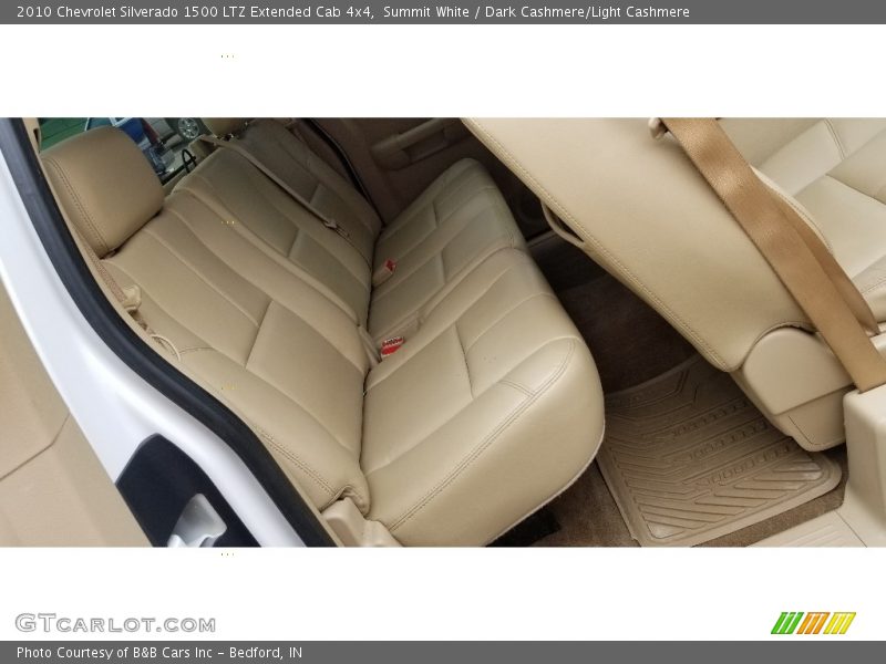 Summit White / Dark Cashmere/Light Cashmere 2010 Chevrolet Silverado 1500 LTZ Extended Cab 4x4