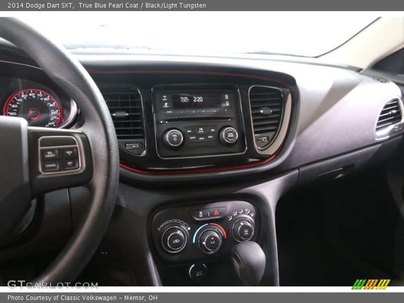 True Blue Pearl Coat / Black/Light Tungsten 2014 Dodge Dart SXT