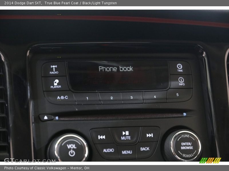True Blue Pearl Coat / Black/Light Tungsten 2014 Dodge Dart SXT