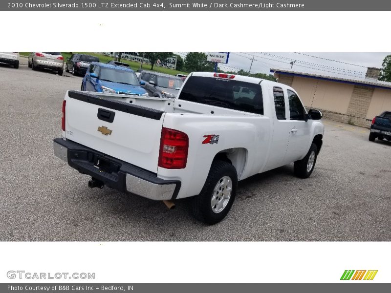 Summit White / Dark Cashmere/Light Cashmere 2010 Chevrolet Silverado 1500 LTZ Extended Cab 4x4