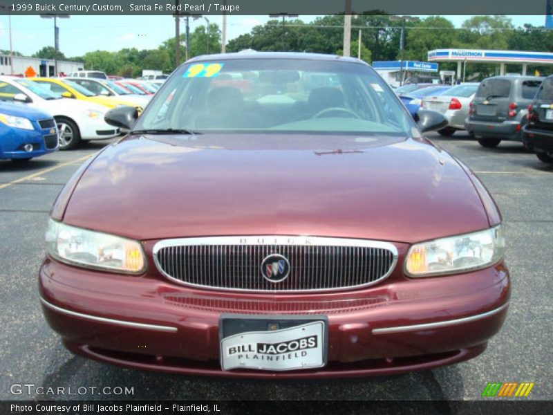 Santa Fe Red Pearl / Taupe 1999 Buick Century Custom
