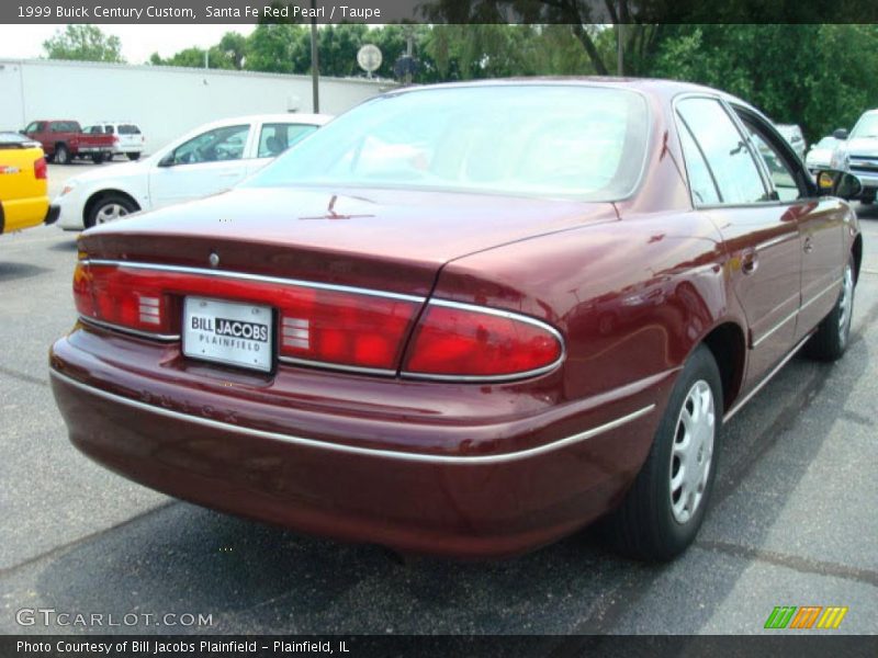 Santa Fe Red Pearl / Taupe 1999 Buick Century Custom