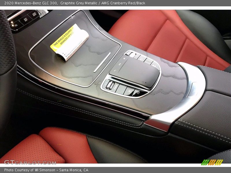 Graphite Grey Metallic / AMG Cranberry Red/Black 2020 Mercedes-Benz GLC 300