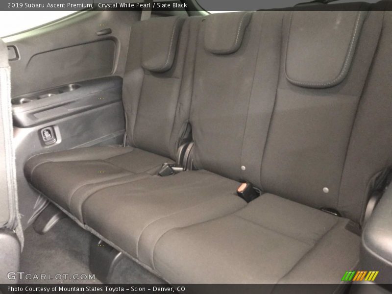 Crystal White Pearl / Slate Black 2019 Subaru Ascent Premium